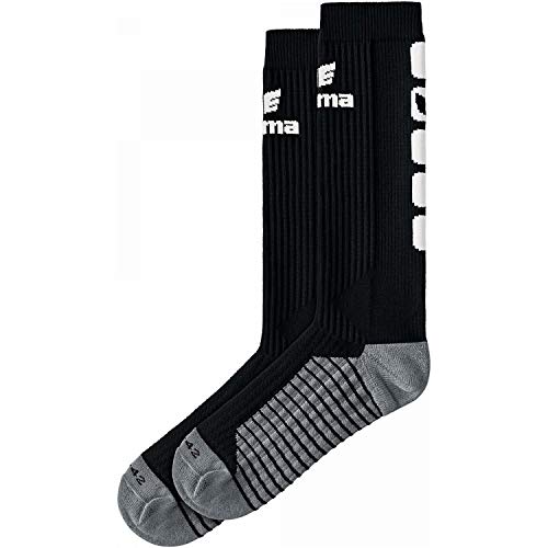 Erima Unisex Classic 5-c Socken Lang, Schwarz/Weiß, 47 EU Erima Unisex Classic 5-c Socken Lang, Schwarz/Weiß, 47 EU von Erima