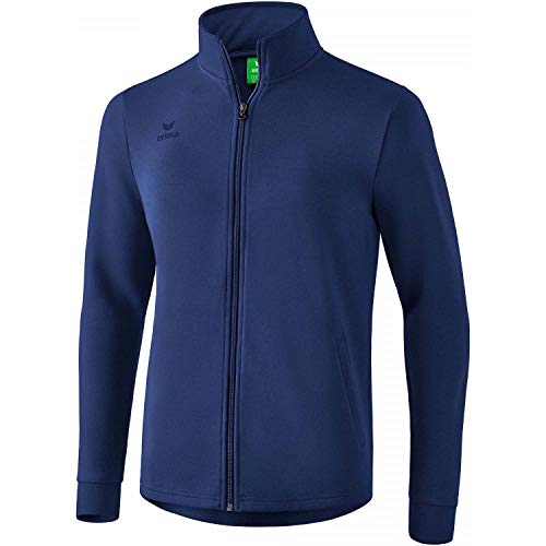 Erima Unisex Basic Sweatjacke, New Navy, S EU Erima Unisex Basic Sweatjacke, New Navy, S EU von Erima