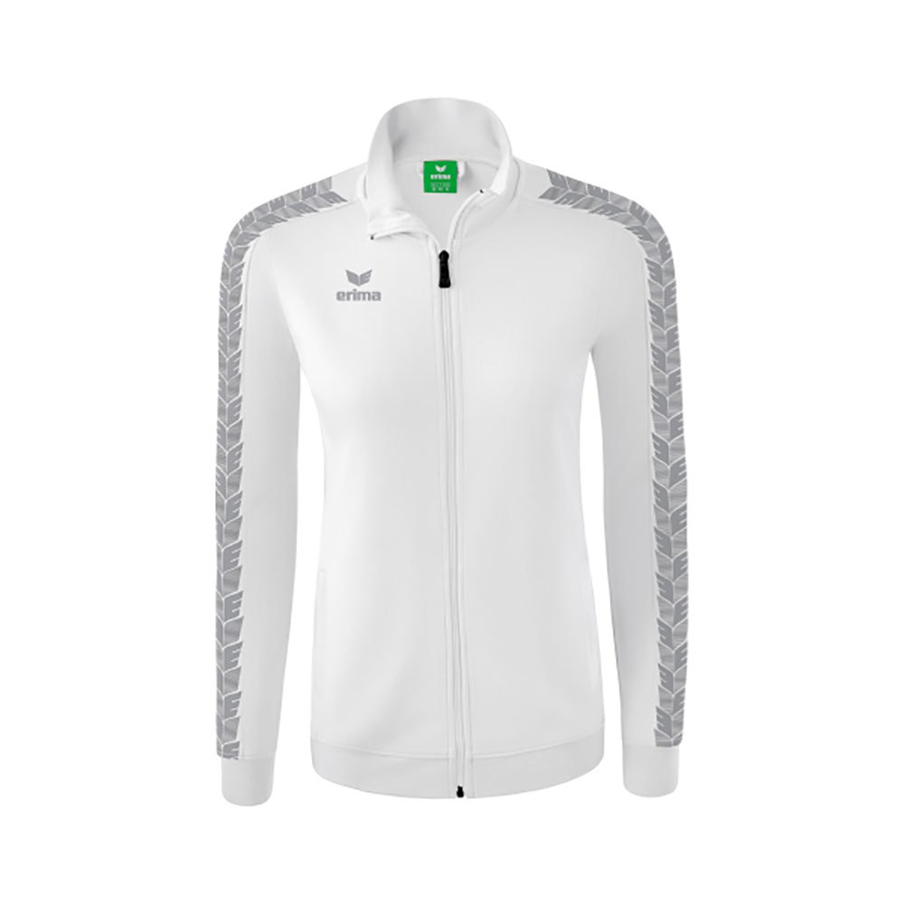 Erima Essential Team Track Top Full Zip Sweatshirt Weiß 34 Frau von Erima