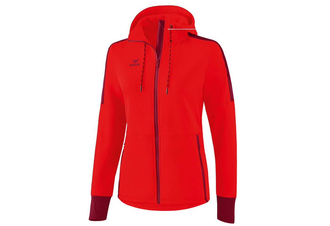 Erima Funktionsjacke Basic Softshell-Jacke Damen rot von Erima