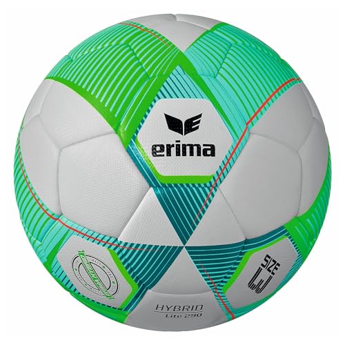 Erima Unisex Jugend HYBRID LITE 290 Fußball (7192409), Green Gecko/Petrol, 3 Erima Unisex Jugend HYBRID LITE 290 Fußball (7192409), Green Gecko/Petrol, 3 von Erima