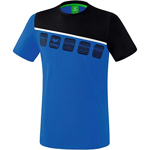 Erima Herren 5-C T-Shirt, new royal/schwarz/weiß, XL Erima Herren 5-C T-Shirt, new royal/schwarz/weiß, XL von Erima