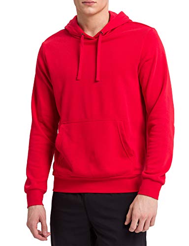 Erima Herren Basic Kapuzen Sweatshirt, rot, M von Erima