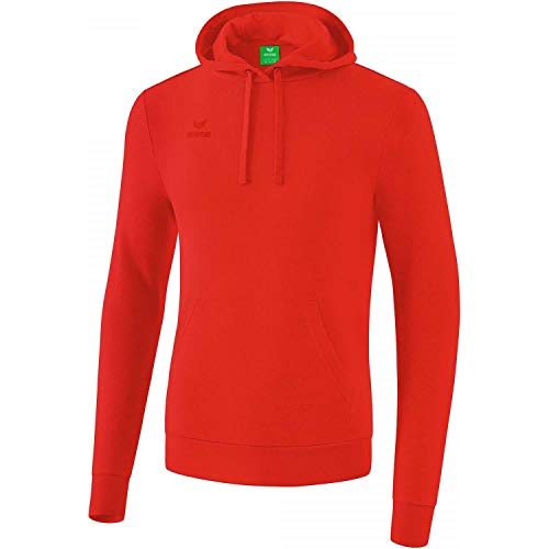 Erima Herren Basic Kapuzen Sweatshirt, rot, M von Erima