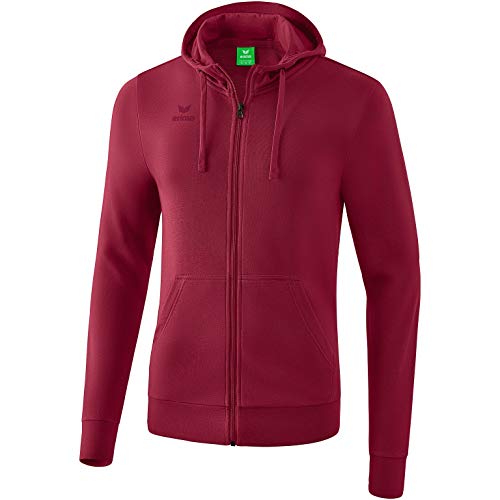 Erima Herren Basic Kapuzensweat Jacke, rot, M Erima Herren Basic Kapuzensweat Jacke, rot, M von Erima