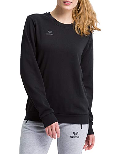 Erima Erwachsene Basic Sweatshirt, schwarz, XXL von Erima