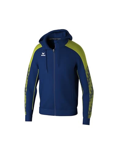 Erima Herren EVO STAR Trainingsjacke mit Kapuze (1032409), new navy/lime, L von Erima