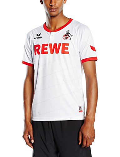 Erima Herren FC Köln Home Trikot inklusive Rewe Logo, Weiß, XL von Erima