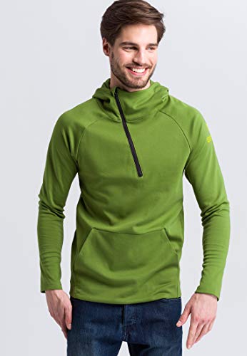 ERIMA Herren Sweatshirt Essential Kapuzensweat, twist of lime/lime pop, L, 2071811 von Erima