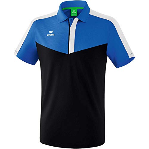 Erima Herren Squad Sport Poloshirt, New royal/schwarz/weiß, XXL von Erima