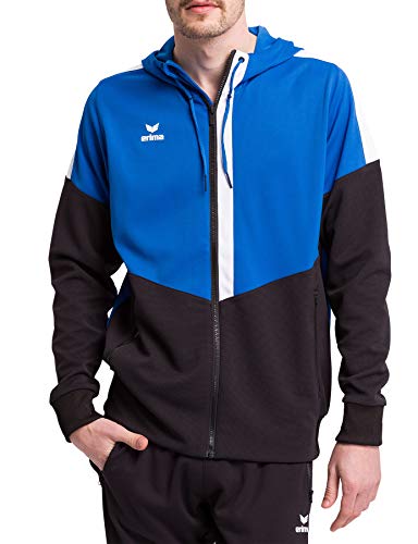 Erima Herren Squad Trainings Jacke, New royal/schwarz/weiß, XXXL von Erima