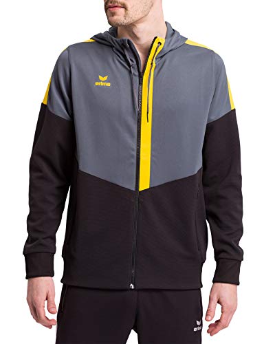 Erima Herren Squad Trainings Jacke, Slate Grey/schwarz/gelb, XXXL Erima Herren Squad Trainings Jacke, Slate Grey/schwarz/gelb, XXXL von Erima