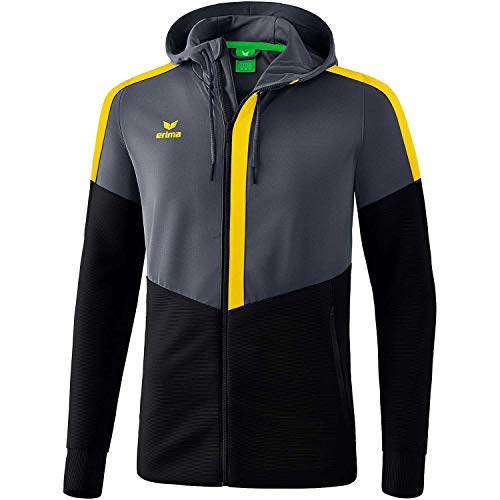 Erima Herren Squad Trainings Jacke, Slate Grey/schwarz/gelb, XXXL Erima Herren Squad Trainings Jacke, Slate Grey/schwarz/gelb, XXXL von Erima