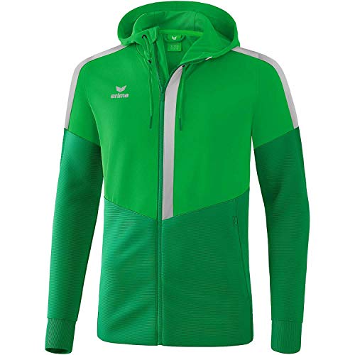 Erima Herren Squad Trainings Jacke, fern Green/smaragd/Silver Grey, XL Erima Herren Squad Trainings Jacke, fern Green/smaragd/Silver Grey, XL von Erima