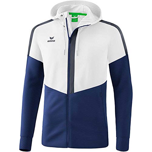 Erima Herren Squad Trainings Jacke, weiß/New Navy/Slate Grey, XXXL Erima Herren Squad Trainings Jacke, weiß/New Navy/Slate Grey, XXXL von Erima