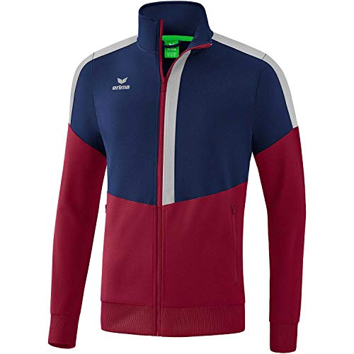 Erima Herren Squad Worker Jacke, New Navy/Bordeaux/Silver Grey, XXL Erima Herren Squad Worker Jacke, New Navy/Bordeaux/Silver Grey, XXL von Erima