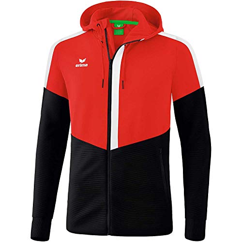 Erima Herren Squad Trainings Jacke (1032045), rot/schwarz/weiß, 3XL Erima Herren Squad Trainings Jacke (1032045), rot/schwarz/weiß, 3XL von Erima