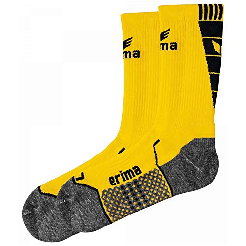 Erima Unisex Premium Pro Trainingssocken, Gelb/Schwarz, 5 EU Erima Unisex Premium Pro Trainingssocken, Gelb/Schwarz, 5 EU von Erima