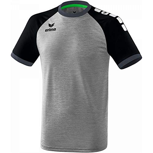 Erima Herren Zenari 3.0 Trikot, Grau Melange/Schwarz/Dunkelgrau, S Erima Herren Zenari 3.0 Trikot, Grau Melange/Schwarz/Dunkelgrau, S von Erima