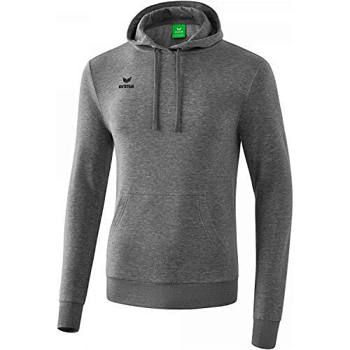 Erima Kinder Basic Kapuzen Sweatshirt, grau Melange, 164 Erima Kinder Basic Kapuzen Sweatshirt, grau Melange, 164 von Erima