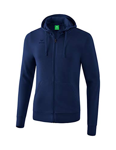 Erima Kinder Basic Kapuzensweat Jacke, New Navy, 128 von Erima