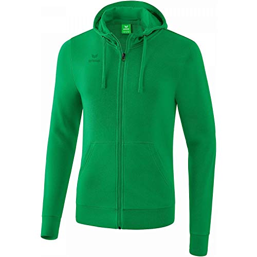 Erima Kinder Basic Kapuzensweat Jacke, Smaragd, 140 Erima Kinder Basic Kapuzensweat Jacke, Smaragd, 140 von Erima