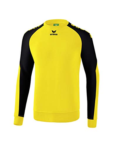ERIMA Kinder Sweatshirt Essential 5-C, gelb/schwarz, 128, 6071906 von Erima