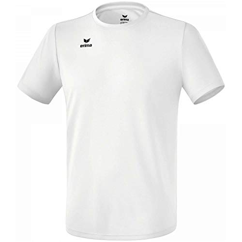 Erima Unisex Kinder Funktions Teamsport T-Shirt, Weiß, 140 EU Erima Unisex Kinder Funktions Teamsport T-Shirt, Weiß, 140 EU von Erima