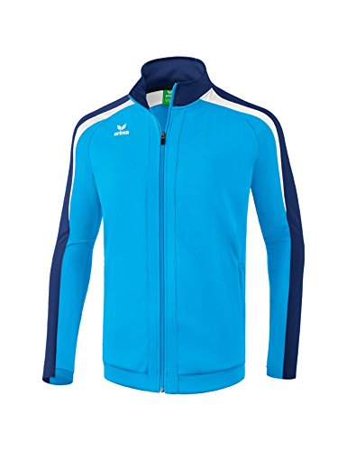 Erima Unisex Kinder Liga Line 2.0 Trainingsjacke, Curacao/New Navy/Weiß, 140 EU von Erima