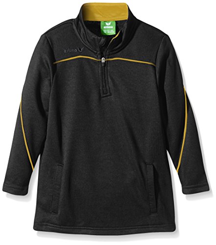 Erima Kinder Longsleeve 1/2 Zip, Schwarz/Curcuma, 128 Erima Kinder Longsleeve 1/2 Zip, Schwarz/Curcuma, 128 von Erima