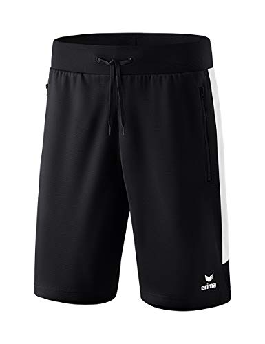 Erima Kinder Squad Kurze Trainingsshort, schwarz/weiß, 116 von Erima