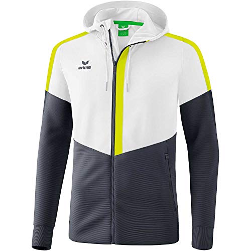 Erima Kinder Squad Trainings Jacke, weiß/Slate Grey/Bio Lime, 128 Erima Kinder Squad Trainings Jacke, weiß/Slate Grey/Bio Lime, 128 von Erima