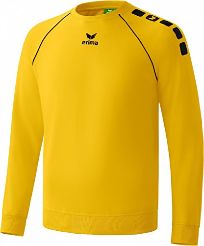 Erima Kinder Sweatshirt 5-C Basic, gelb/schwarz, 128, 607307 Erima Kinder Sweatshirt 5-C Basic, gelb/schwarz, 128, 607307 von Erima