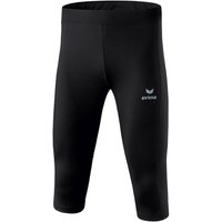 erima Performance 3/4 Laufhose Kinder schwarz 152 von erima