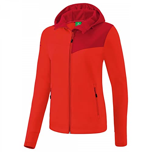 Erima Damen Performance Softshell Jacke, rot, 36 von Erima