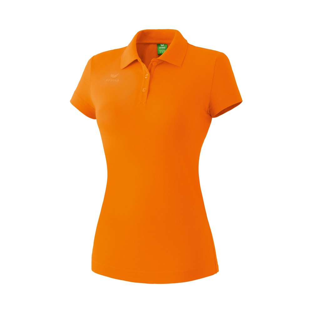 Erima Teamsport Short Sleeve Polo Orange S Frau von Erima