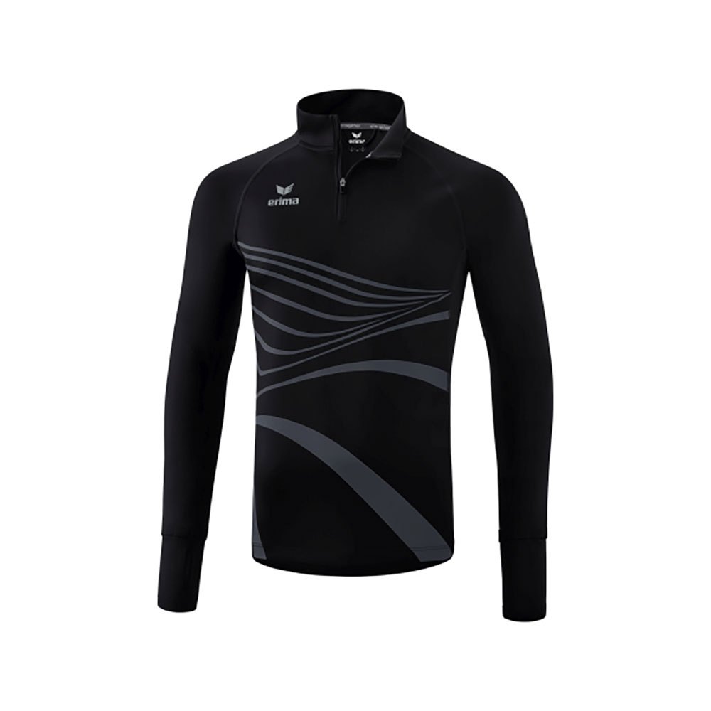 Erima Racing Half Zip Long Sleeve T-shirt Schwarz 152 cm Junge von Erima