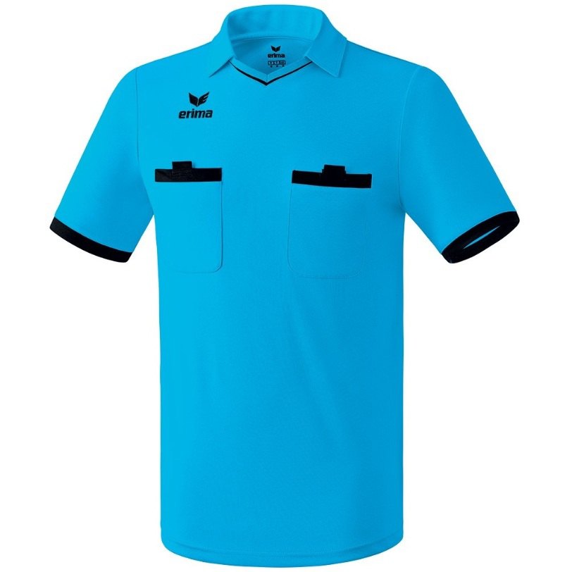 Erima Referee Saragossa Short Sleeve T-shirt Blau 3XL Mann von Erima