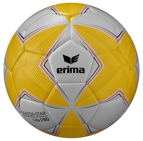 Erima SENZOR-Star Lite 290 2.0 Fußball (7192505), gelb, 5 von Erima