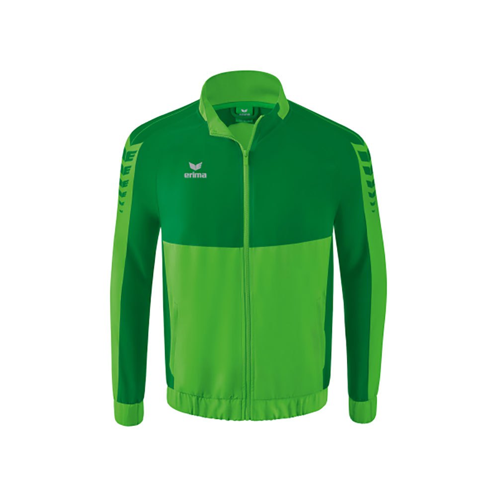 Erima Six Wings Presentation Full Zip Sweatshirt Grün XL Mann von Erima