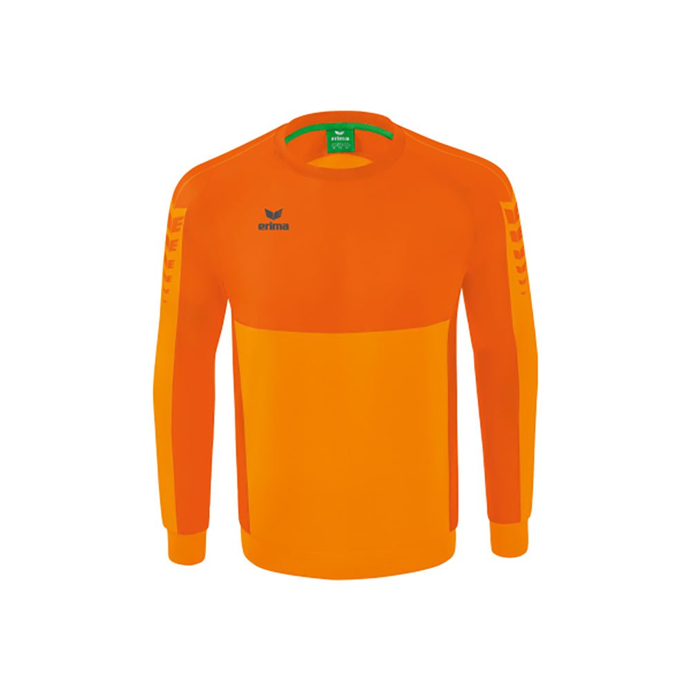 Erima Six Wings Sweatshirt Orange 140 cm Junge von Erima