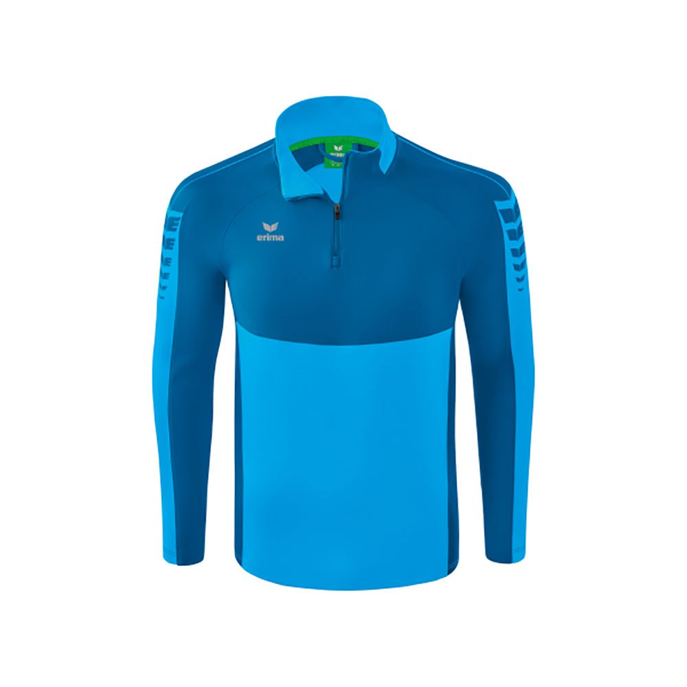 Erima Six Wings Training Half Zip Sweatshirt Blau M Mann von Erima