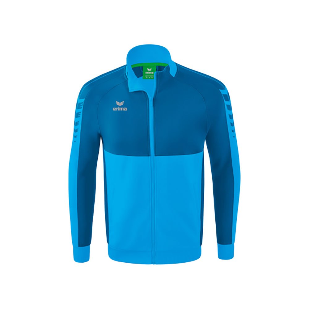 Erima Six Wings Worker Full Zip Sweatshirt Blau 128 cm Junge von Erima