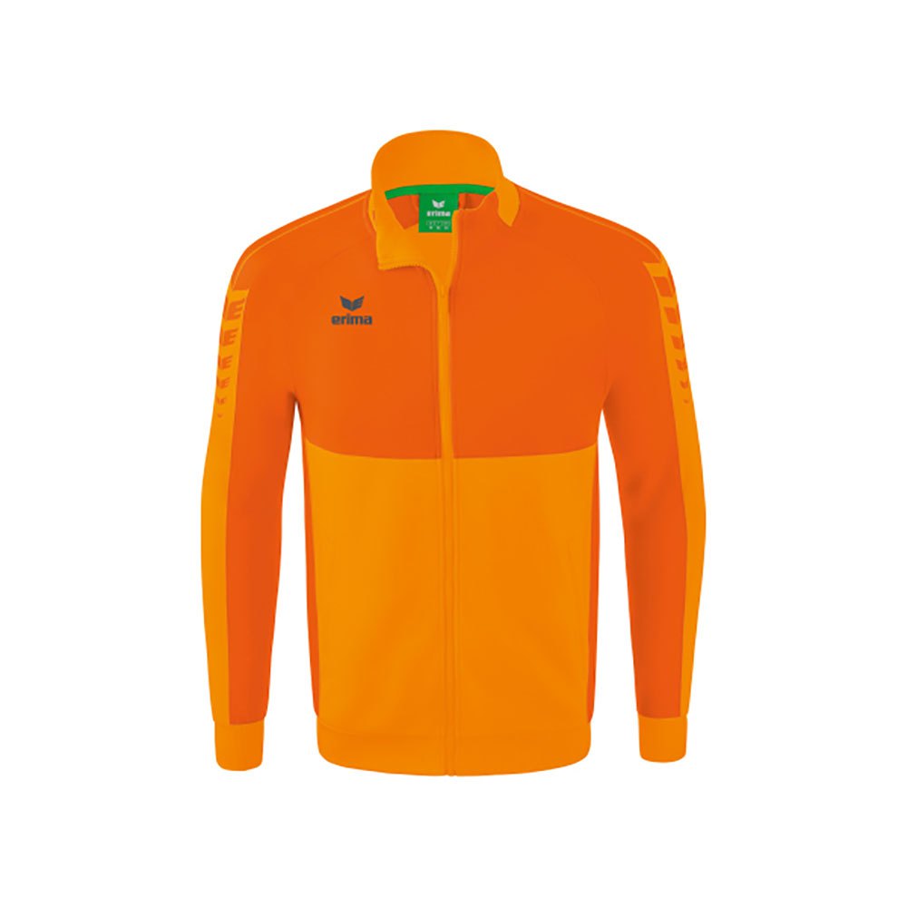 Erima Six Wings Worker Full Zip Sweatshirt Orange M Mann von Erima