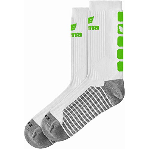 Erima Unisex Classic 5-c Socken, Weiß/Green, 31 EU Erima Unisex Classic 5-c Socken, Weiß/Green, 31 EU von Erima