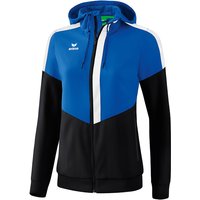 erima Squad Präsentationsjacke mit Kapuze Damen new royal/black/white 34 von erima