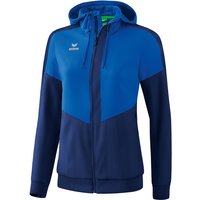 erima Squad Präsentationsjacke mit Kapuze Damen new royal/new navy 36 erima Squad Präsentationsjacke mit Kapuze Damen new royal/new navy 36 von erima