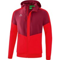 erima Squad Präsentationsjacke mit Kapuze bordeaux/red S erima Squad Präsentationsjacke mit Kapuze bordeaux/red S von erima
