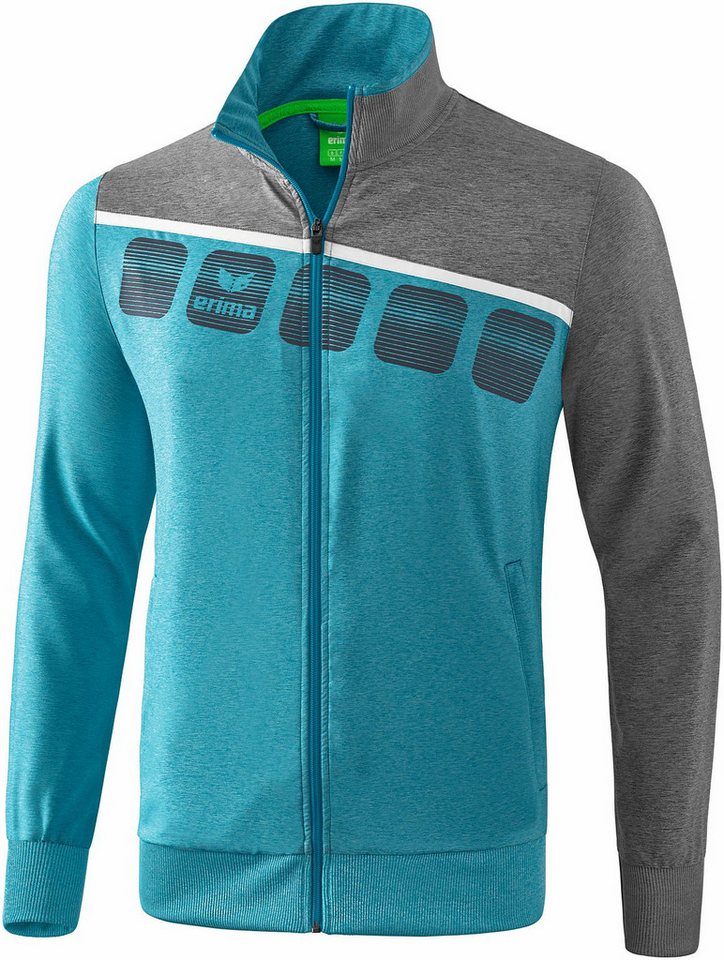 Erima Trainingsjacke 5-C Präsentaions Jacke orintal blue Erima Trainingsjacke 5-C Präsentaions Jacke orintal blue von Erima