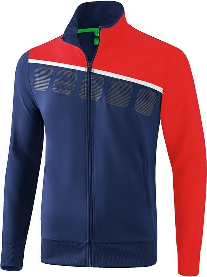 Erima Trainingsjacke 5-C Präsentationsjacke Kinder blau/rot Erima Trainingsjacke 5-C Präsentationsjacke Kinder blau/rot von Erima